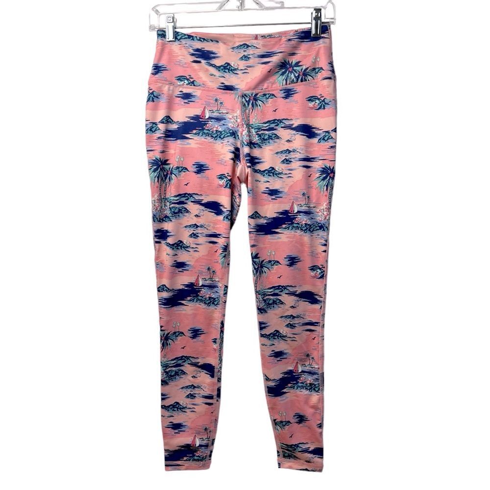 Crown & Ivy Polynesian Leggings 27” Size S